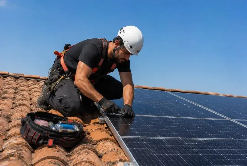 Maintenance et monitoring de panneaux solaires à Quesnoy-sur-Deûle